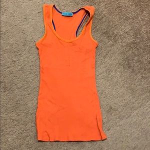 Nicole Marie Racerback Tank. 100% cotton. Size S